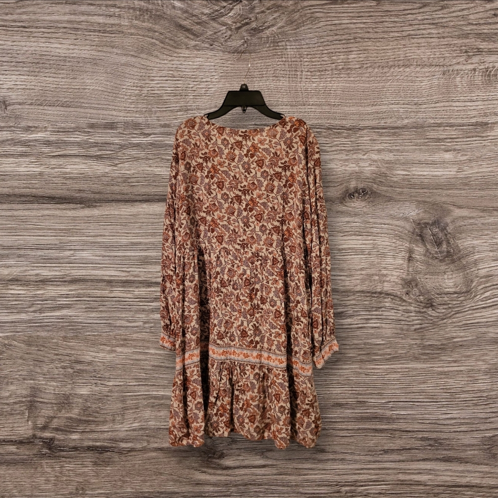 Cato Floral V-Neck Long Sleeve Dress Size Large - Picture 9 of 9